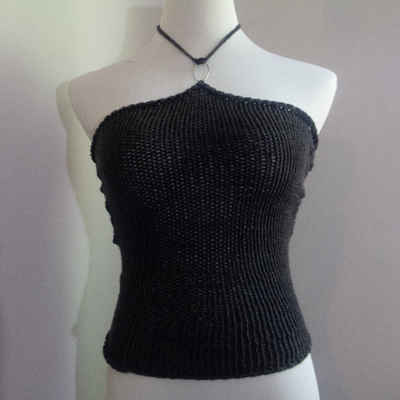 Sirena Knit Corset Halter Top - Picture 1 of 4